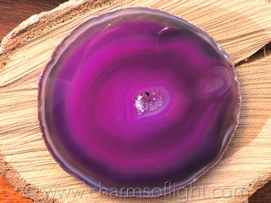 Agate Slice - Pink